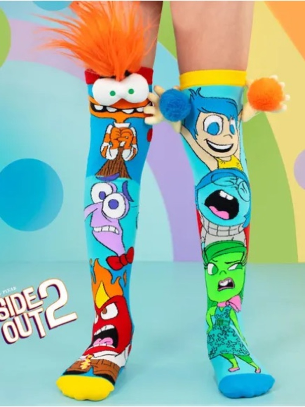Madmia Disney Pixar Inside Out 2 Socks